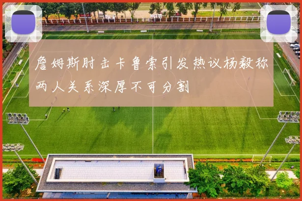 詹姆斯肘击卡鲁索引发热议杨毅称两人关系深厚不可分割