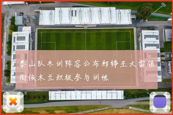 泰山队冬训阵容公布郑铮王大雷领衔依木兰积极参与训练
